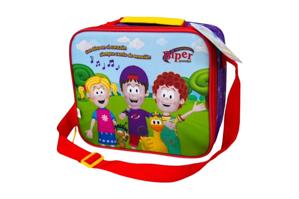 Lonchera Infantil Biper “Con Dios en el Corazón Siempre Canto de Emoción”