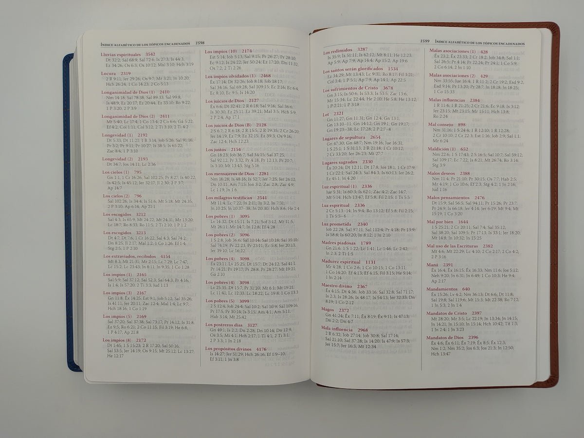 Biblia De Estudio Thompson Edición Especial Piel Dos Tonos