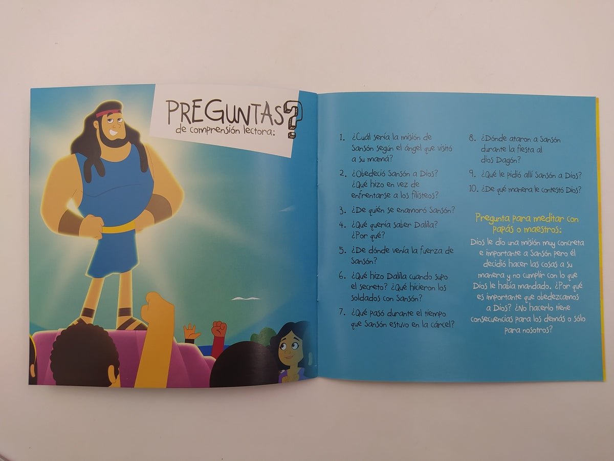 Grande Historias Para Pequeños Lectores: Sansón Hombre Fuerte - Niños