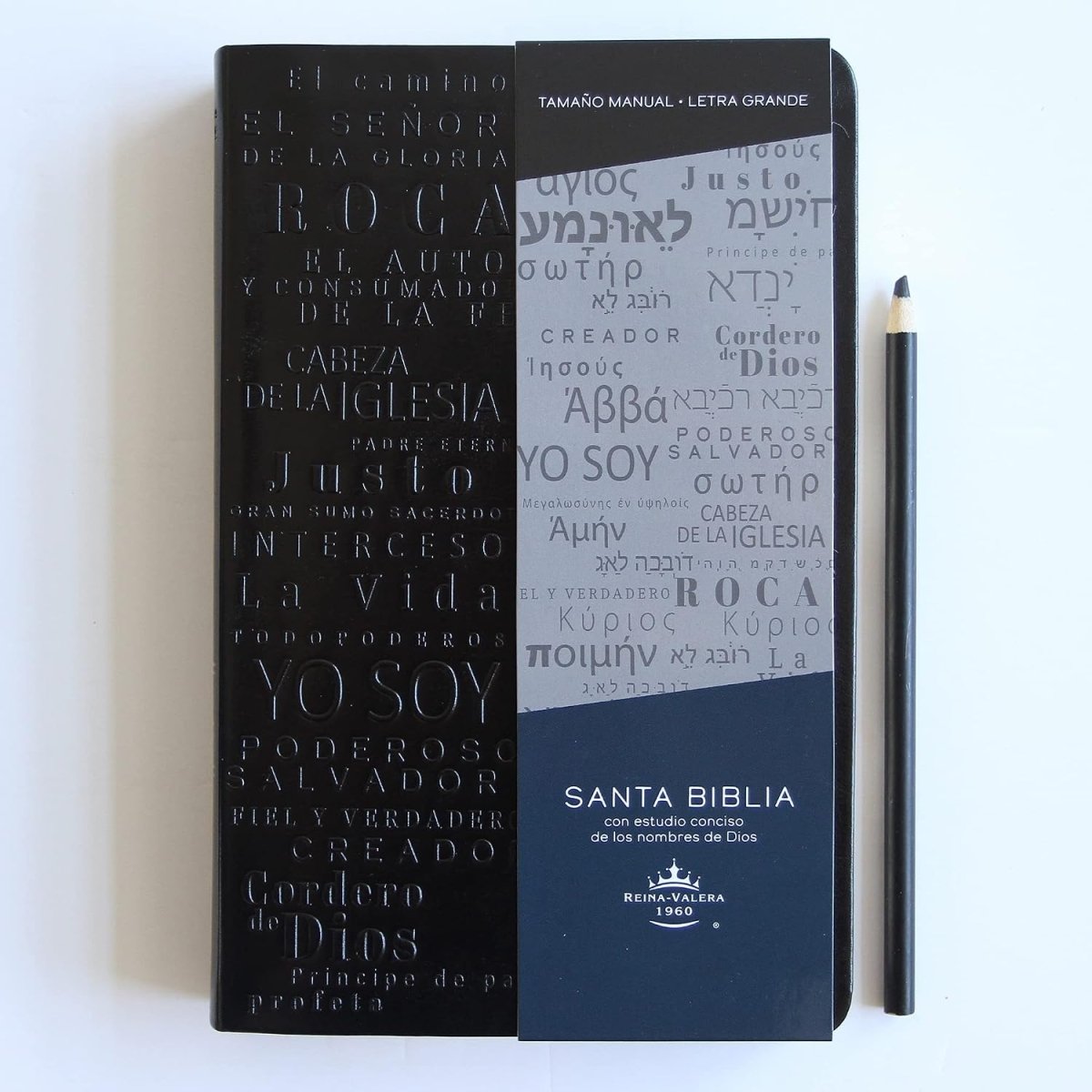 Biblia RVR 1960 Letra 10 Pts 14 X 21 Nombres De Dios Negra