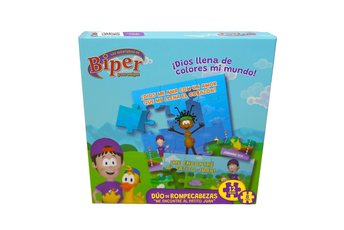 Dúo de Rompecabezas Infantil “Me Encontré al Patito Juan” – Biper