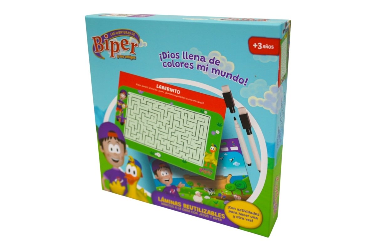 Láminas Reutilizables “Manitos a la Obra con Jesús” – Biper