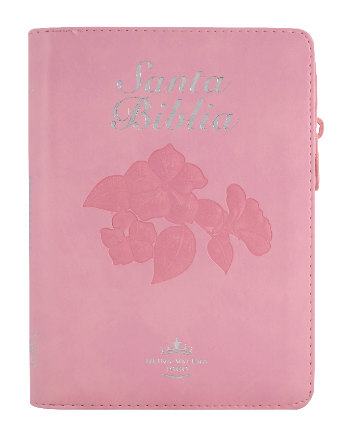 Biblia Rosa Cierre índice Fuente Bendición Reina Valera 1960