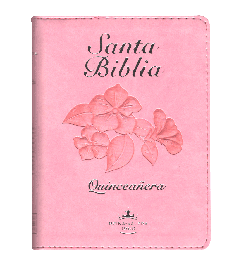 Biblia Quinceañera - Reina Valera 1960 Letra Mayor Cierre Indice Rosa -