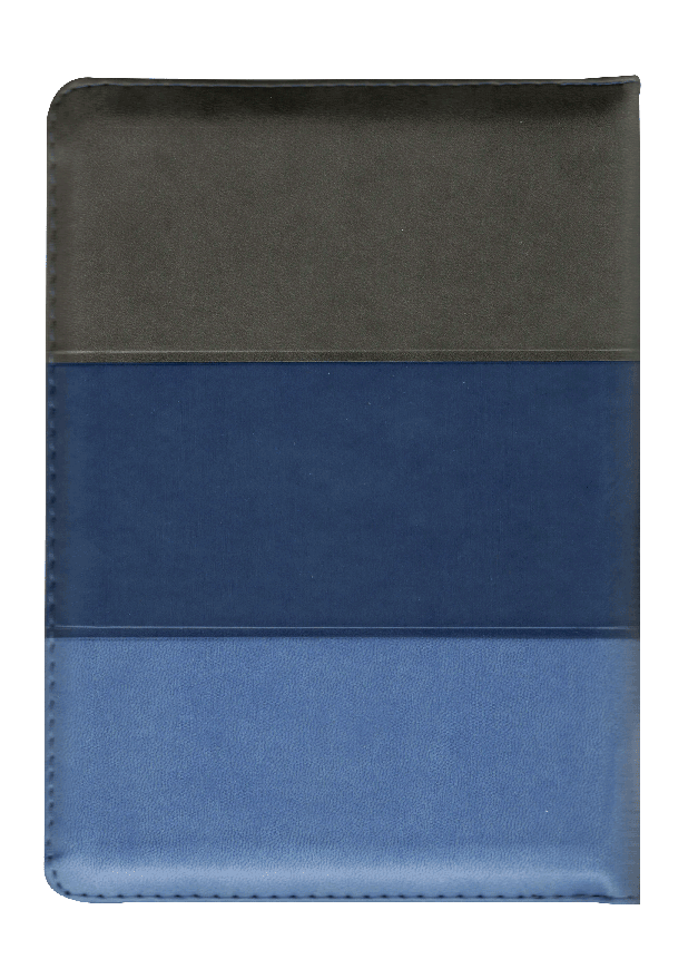 Biblia Reina Valera 1960 Letra Grande Cierre Imitación Piel Tapa Pu Tritono Azul