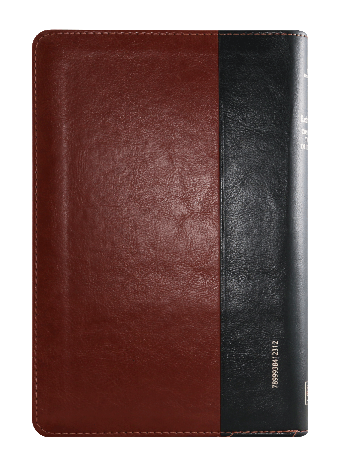 Biblia Reina Valera 1960 Letra Grande Cierre Concordancia PJR Indice Tapa Pu Negro marrón