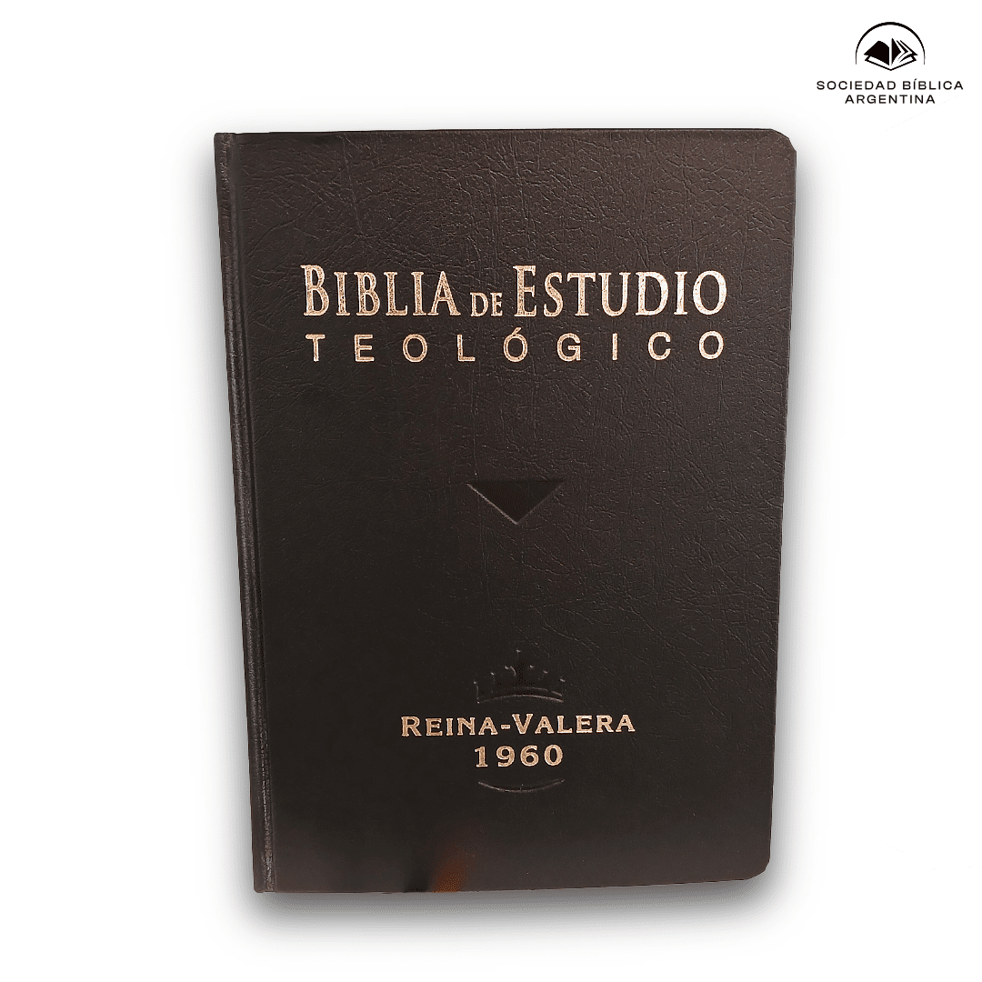 Biblia Reina Valera 1960 de Estudio Teologico Tapa Dura
