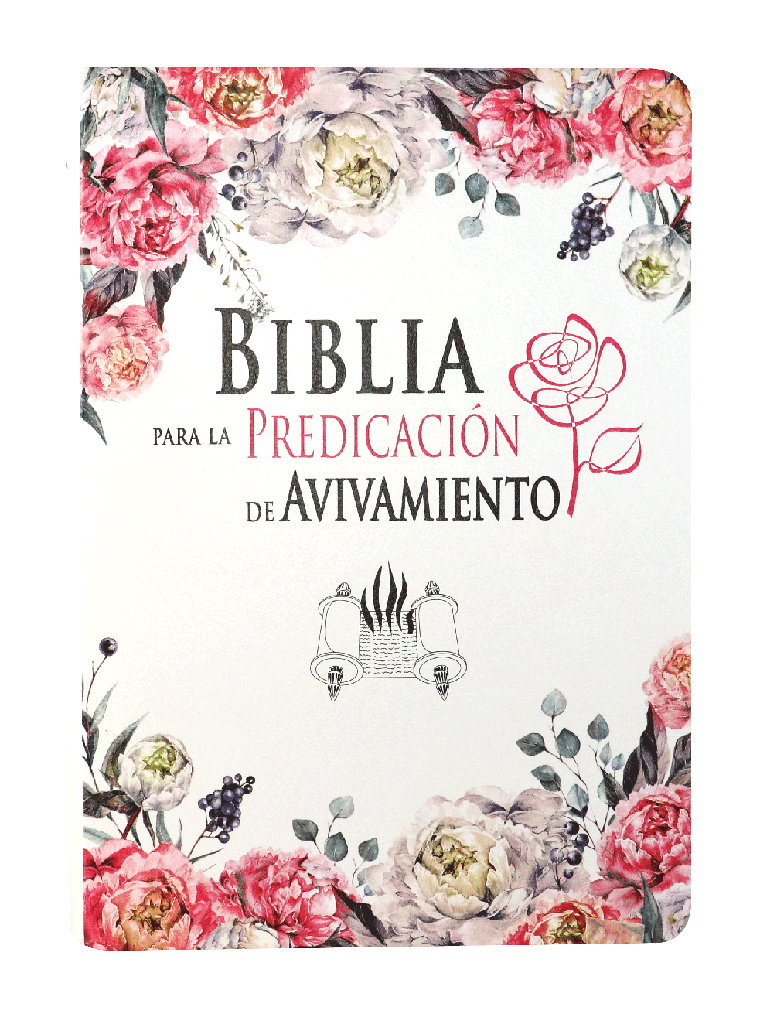 Biblia Reina Valera 1960 Letra Grande para la Predicación de Avivamiento Floreada