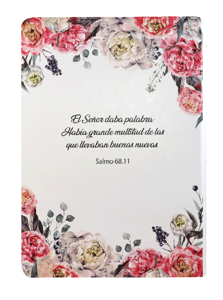 Biblia Reina Valera 1960 Letra Grande para la Predicación de Avivamiento Floreada