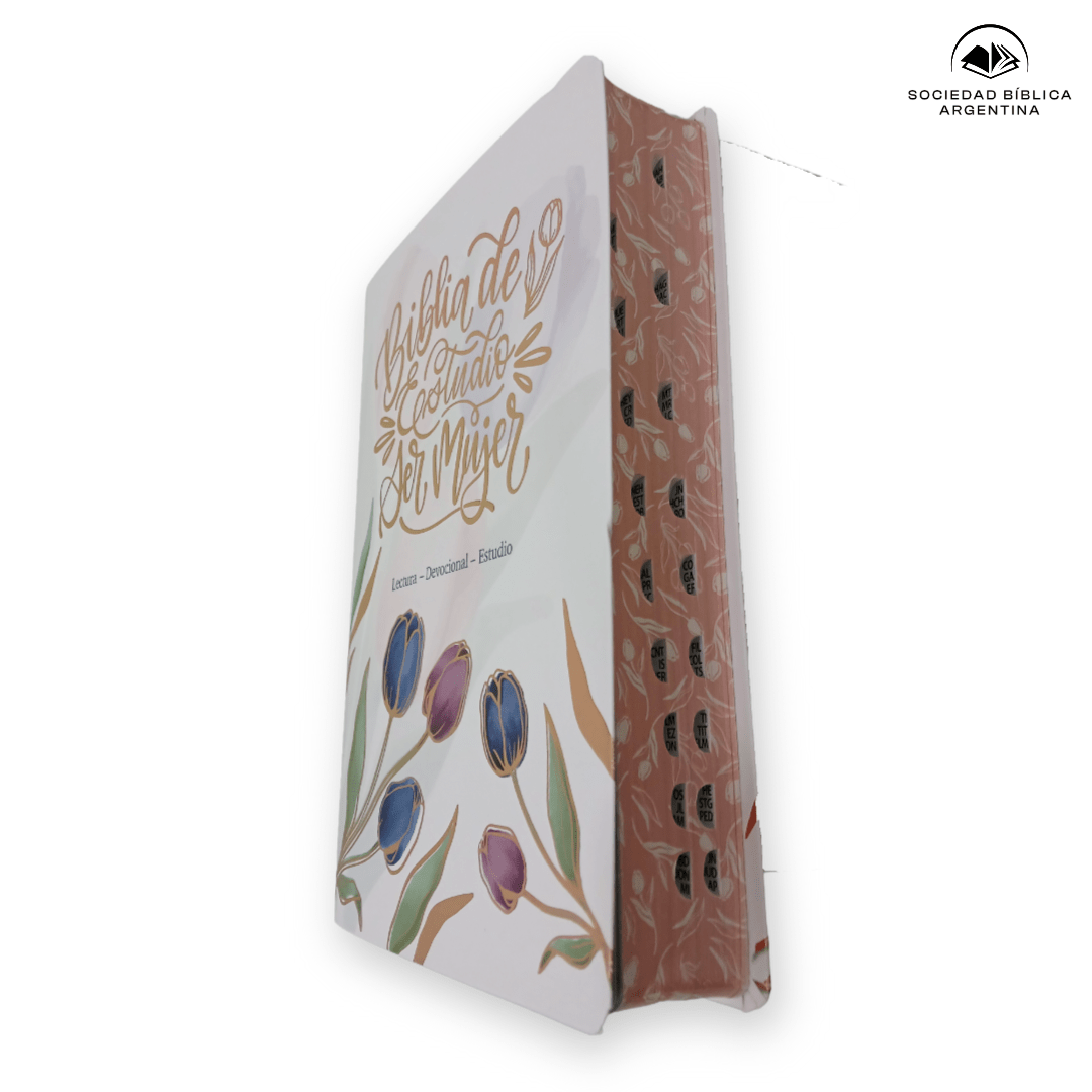 Biblia de Estudio RVR 1960 Ser Mujer Flores