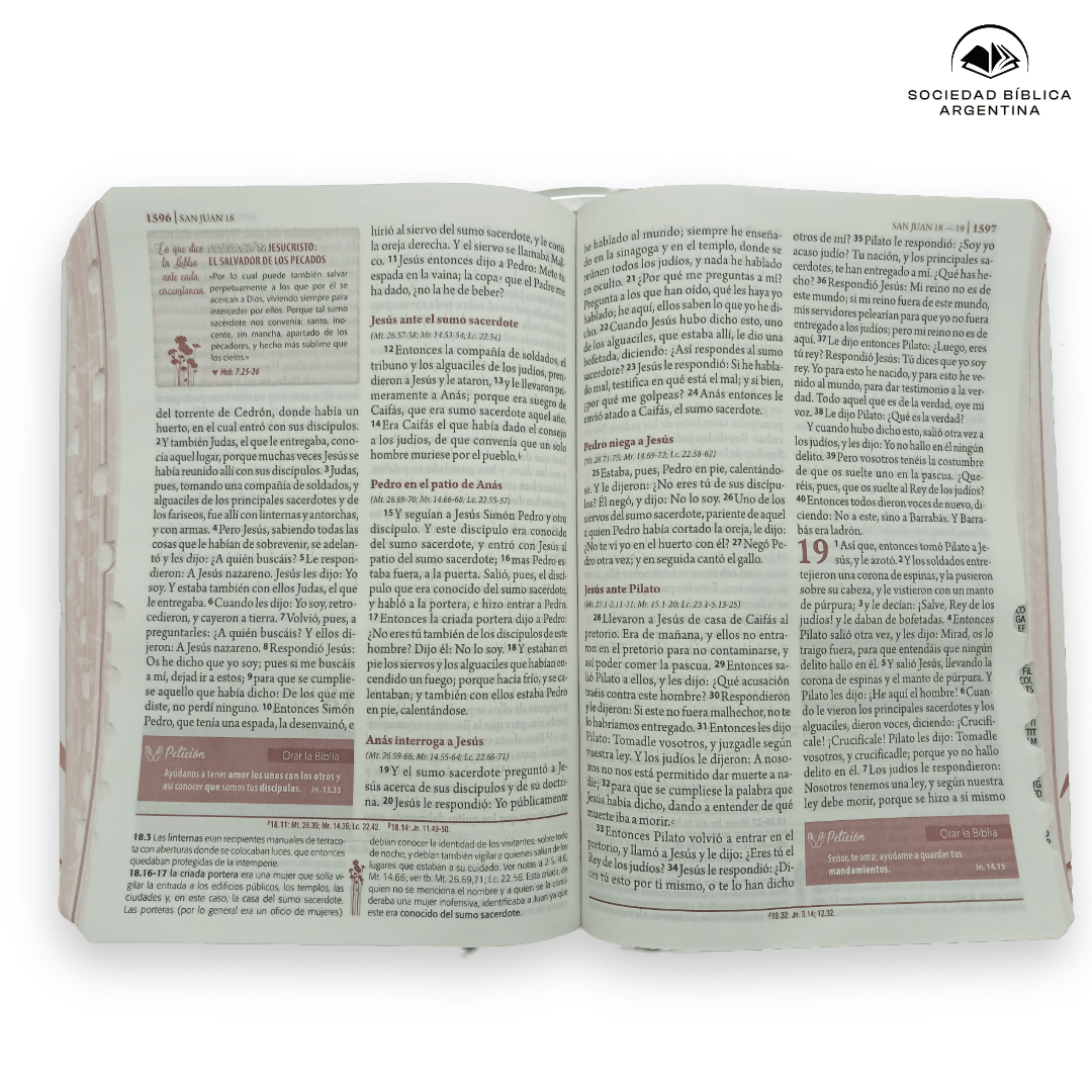 Biblia de Estudio RVR 1960 Ser Mujer Flores