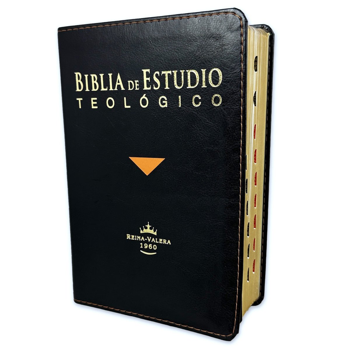 Biblia de Estudio teológico Reina Valera 1960 Indice Concordancia Negro Tamaño Personal 14 x 21 cm