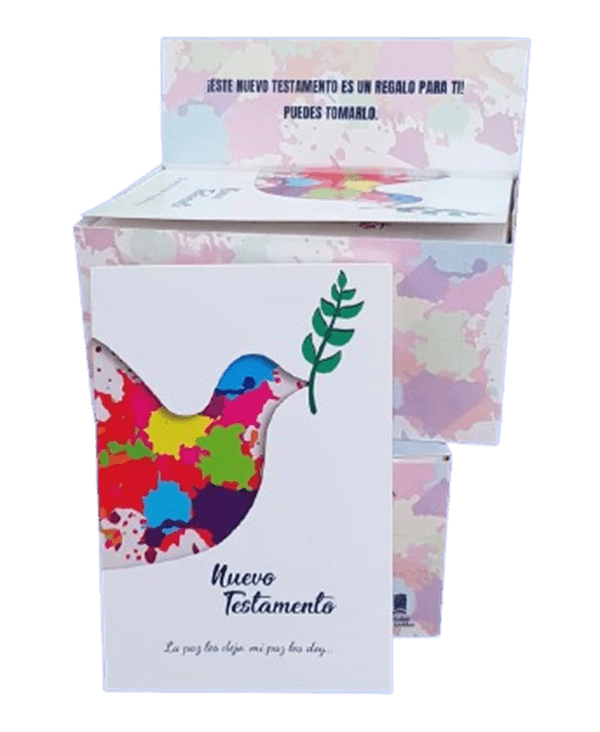Nuevo Testamento De La Paz Letra Grande x 15 unidades para Evangelizar