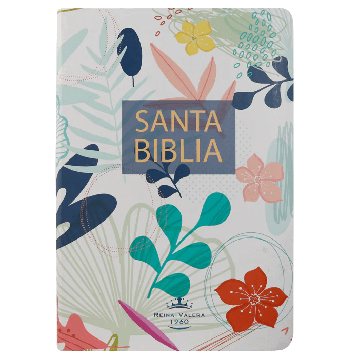 Biblia Reina Valera 1960 · Letra Grande · Palabras de Jesús en rojo · Semiflexible hojas coloreadas