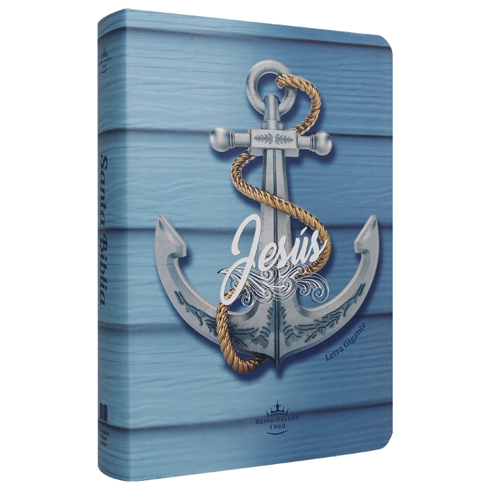 Biblia Reina Valera 1960 Letra Grande Tapa Ancla Flexible