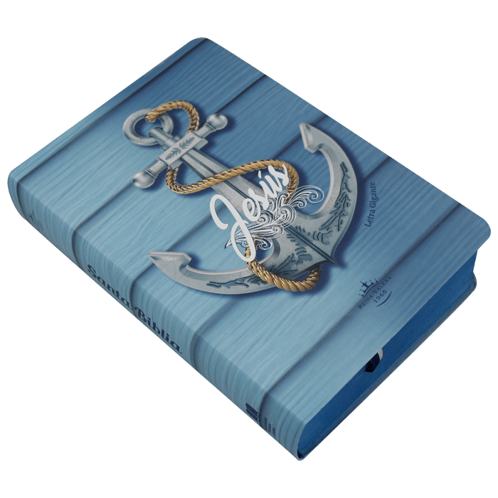 Biblia Reina Valera 1960 Letra Grande Tapa Ancla Flexible