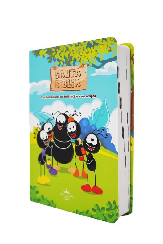 Biblia Smilinguido - Reina Valera 1960 Letra Grande Concordancia PJR Tapa Dura Colores