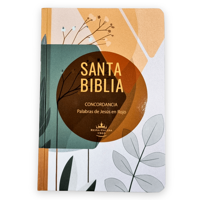 Biblia Reina Valera 1960 – Tapa Dura Multicolores, Concordancia, Palabras de Jesús en Rojo, 14 x 21 cm, Letra 12 Puntos