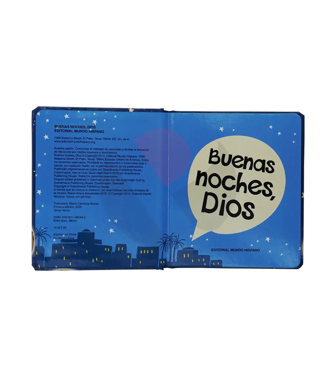 Buenas Noches Dios para Niños