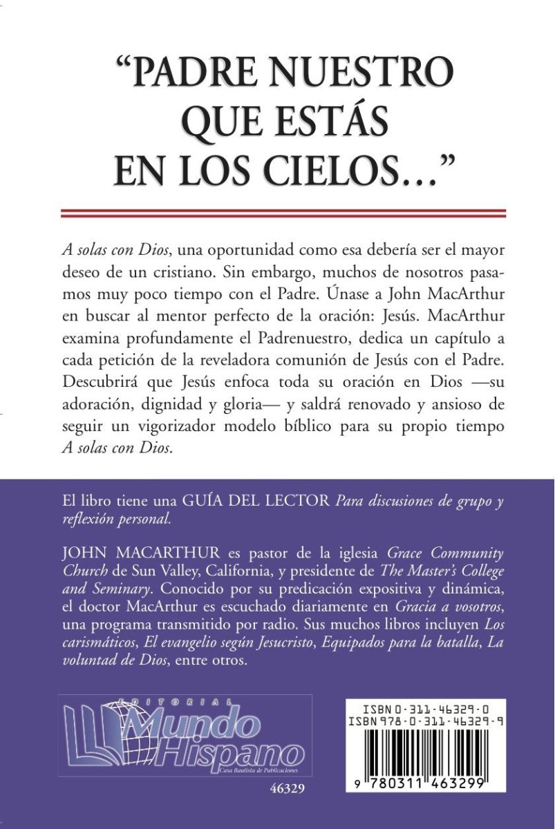 A Solas Con Dios