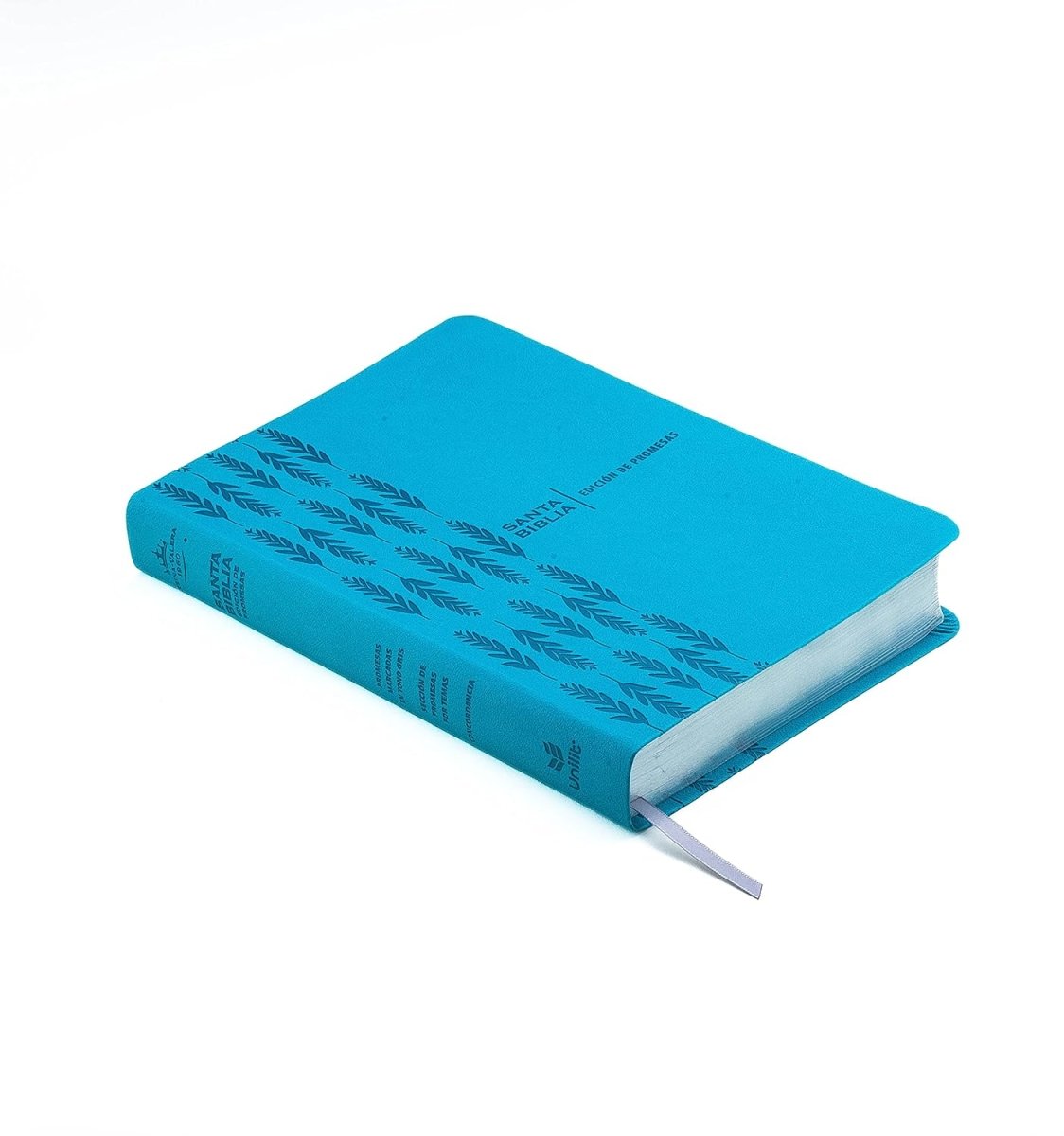 Biblia Reina Valera 1960 de Promesas · Letra gigante · Imitación piel turquesa con índice