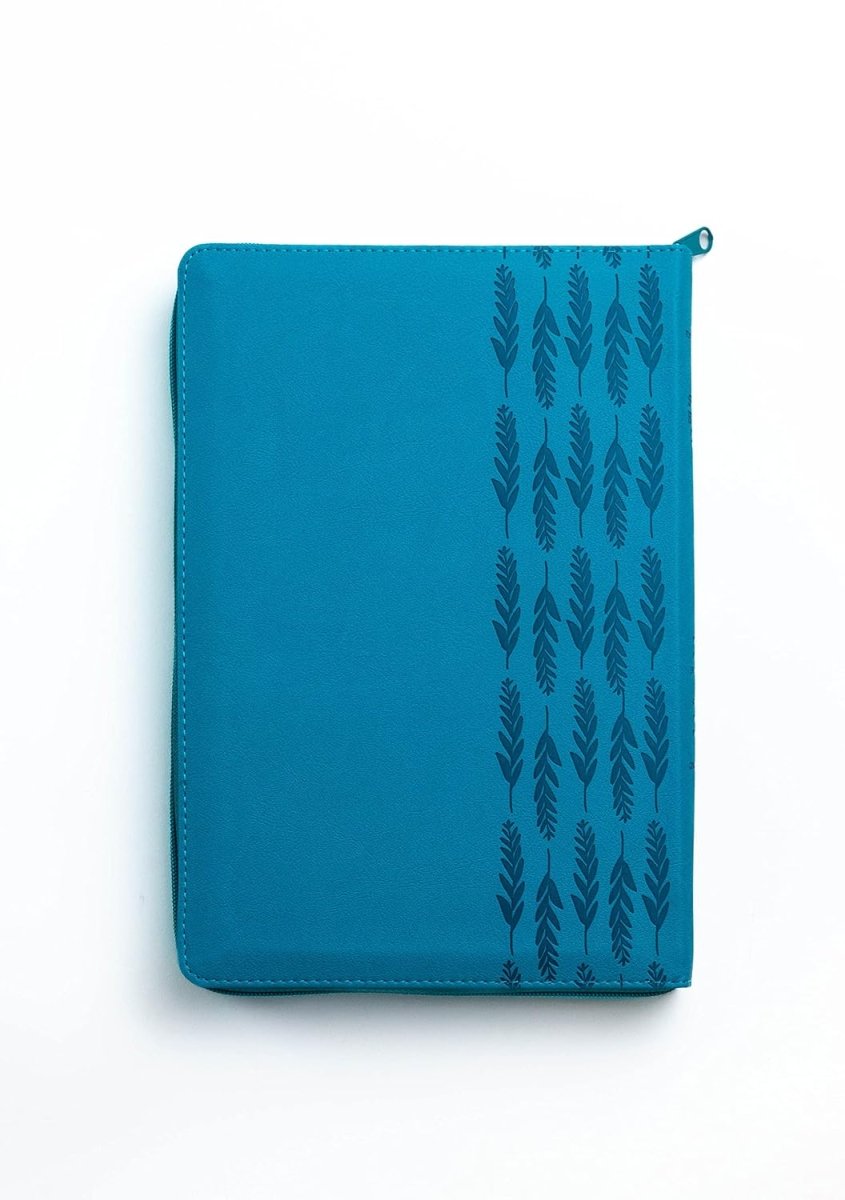 Biblia Reina Valera 1960 de Promesas · Letra grande 13 puntos · Imitación piel turquesa con cierre 17x25cm