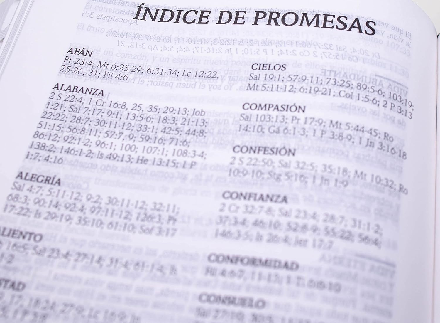 Biblia Reina Valera 1960 de Promesas · Letra gigante · Imitación piel turquesa con cierre e índice