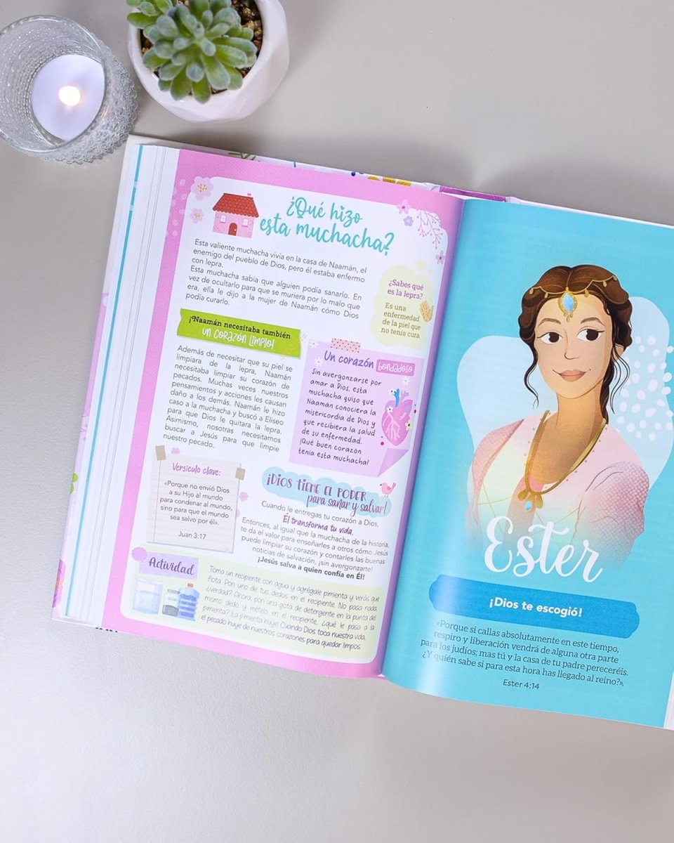 Biblia Reina Valera 1960 de Promesas para niñas · Tapa dura rosa
