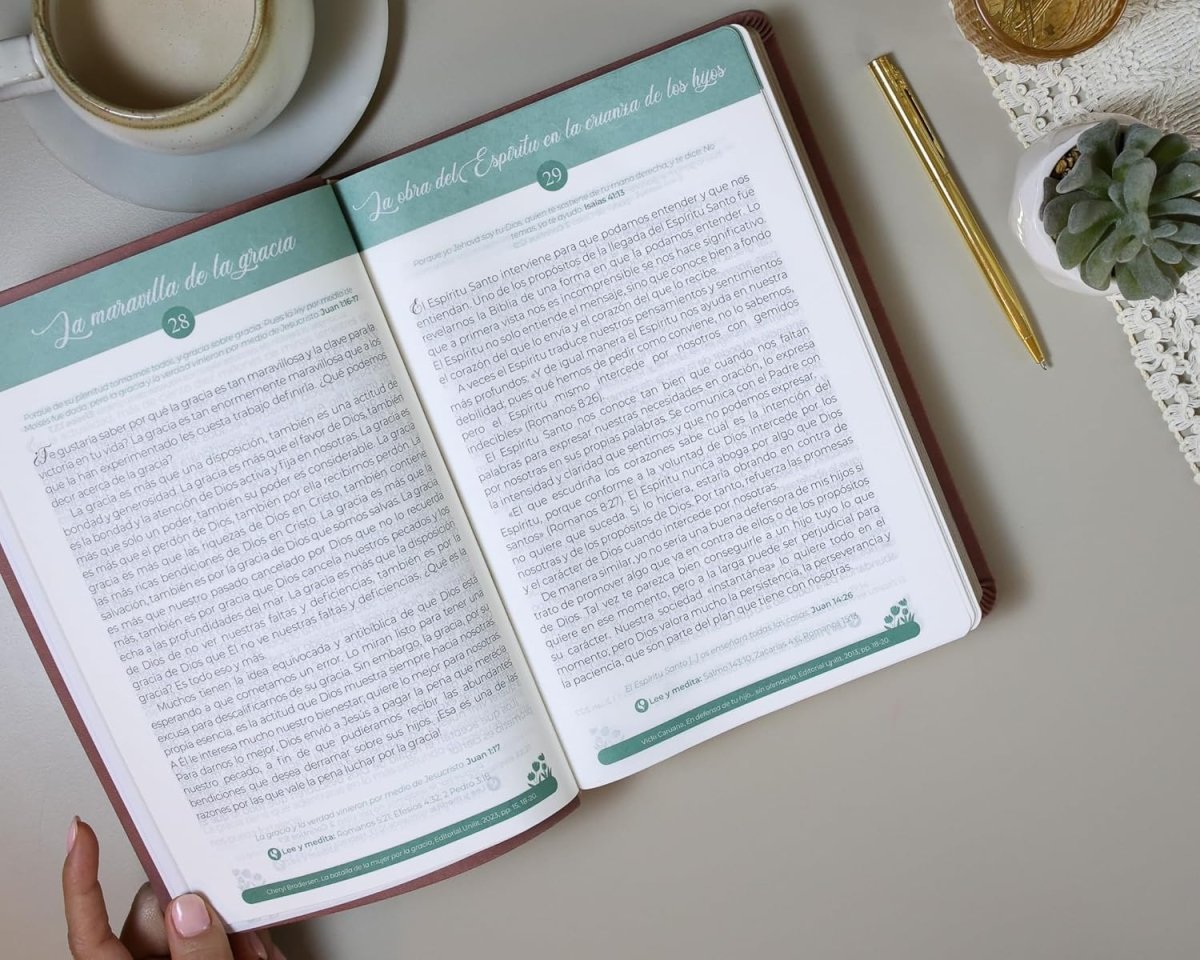 Biblia Reina-Valera 1960 De Promesas Virtuosa, Letra 13 Pt, 15×22, Tapa PU, Rosa