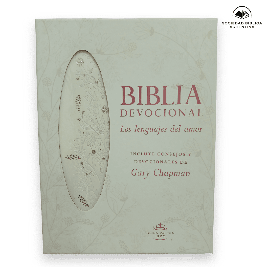 Biblia RVR 1960 Devocional Los lenguajes del amor Oro Rosa