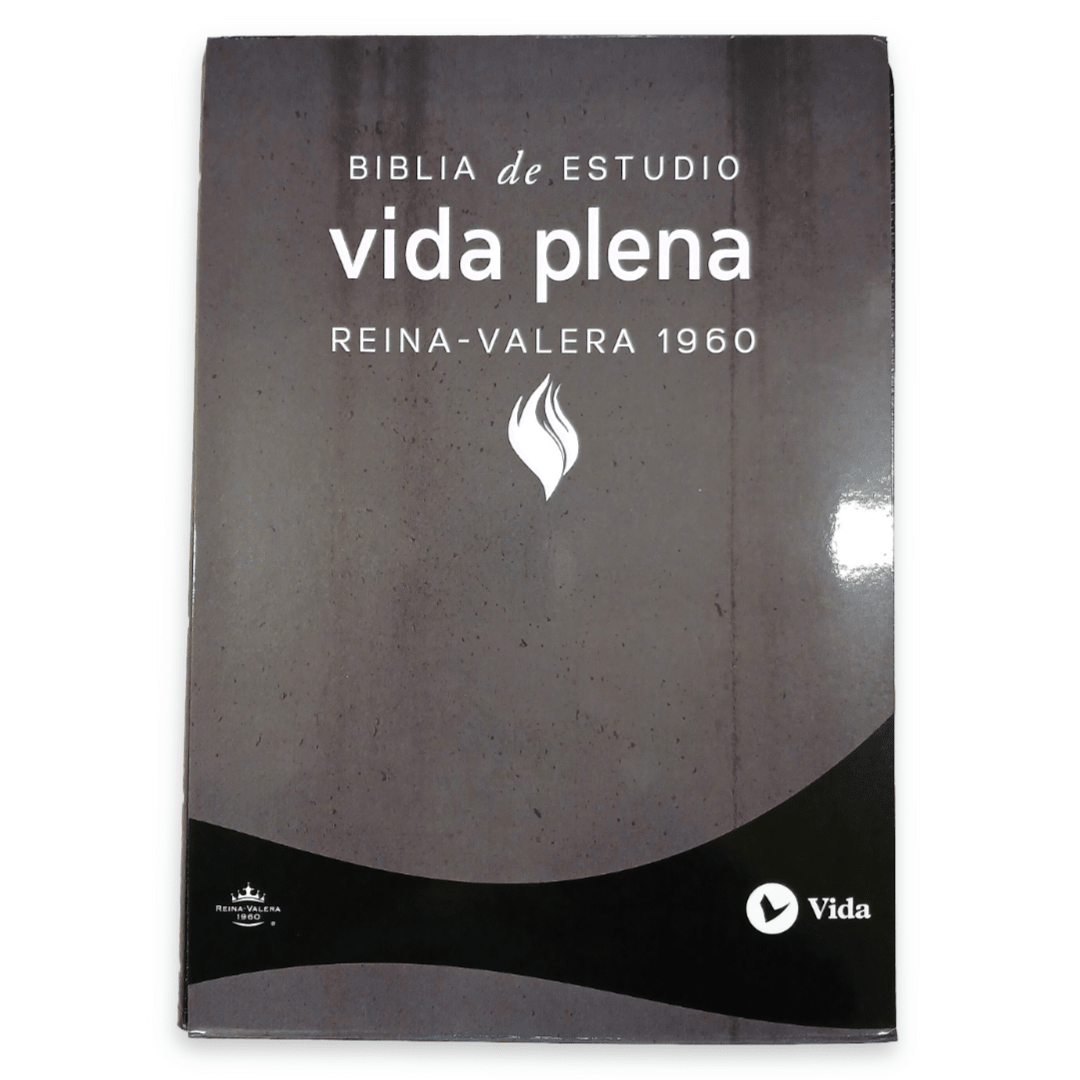 Biblia De Estudio Vida Plena Piel Reina Valera 1960