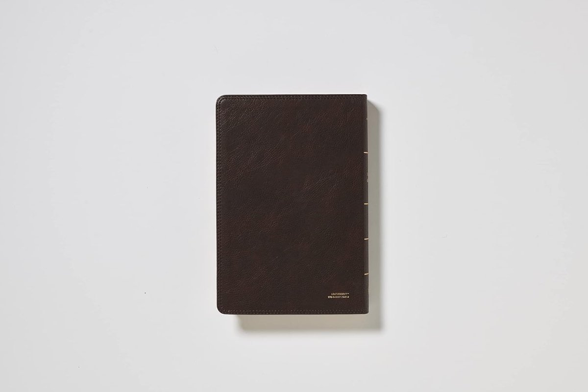 Rvr60, Biblia Del Ministro, Letra Gigante, Leathersoft, Café, Palabras De Jesús En Rojo