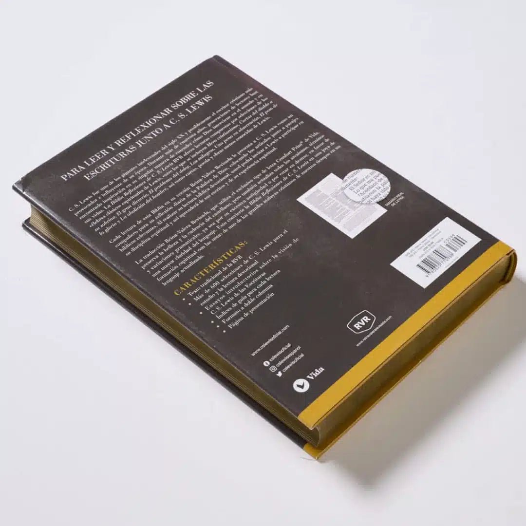 Biblia Reina Valera Revisada Reflexiones De C. S. Lewis Tapa Dura