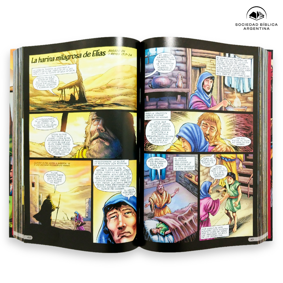 Biblia Infantil Ilustrada - La Biblia en Acción – 18x27 cm – Tapa Dura