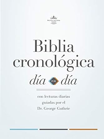Biblia Rvr 60 Cronologica Letra 9 P 17 X 23 Dia Por Dia, Tapa Dura