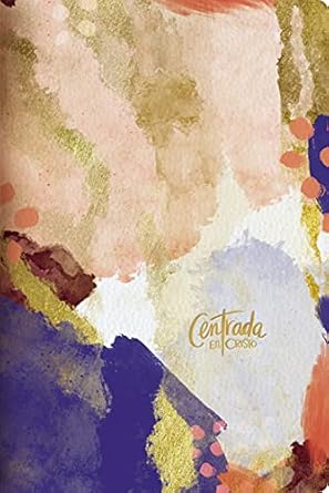 Biblia Reina Valera 1960 Centrada En Cristo, Edicion Matizada Acuarela Simil Piel