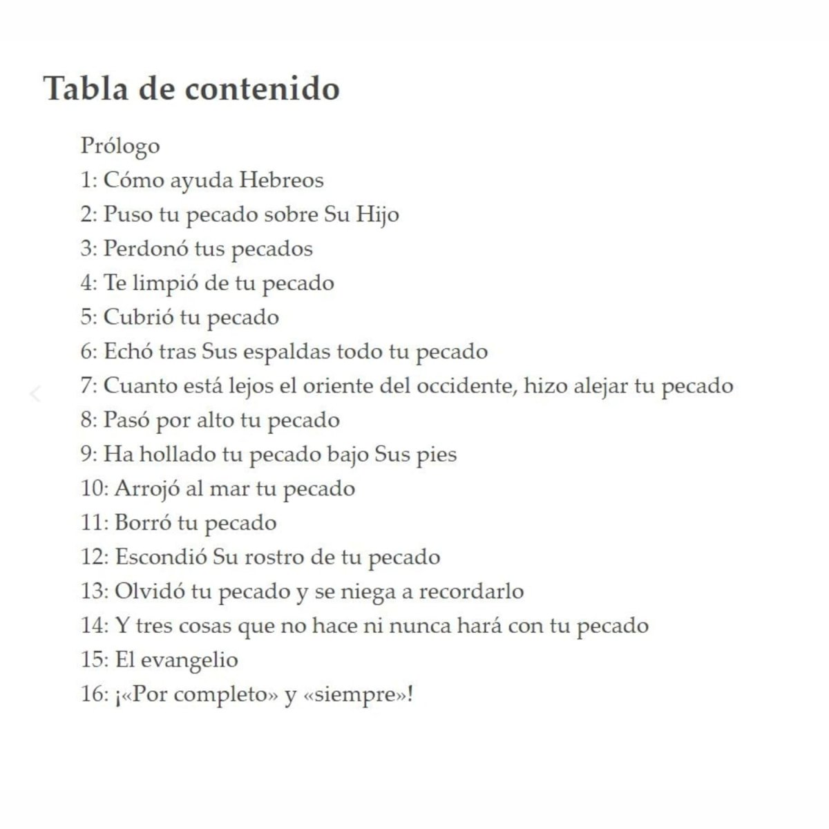 12 Victorias que Dios logro sobre tu pecado