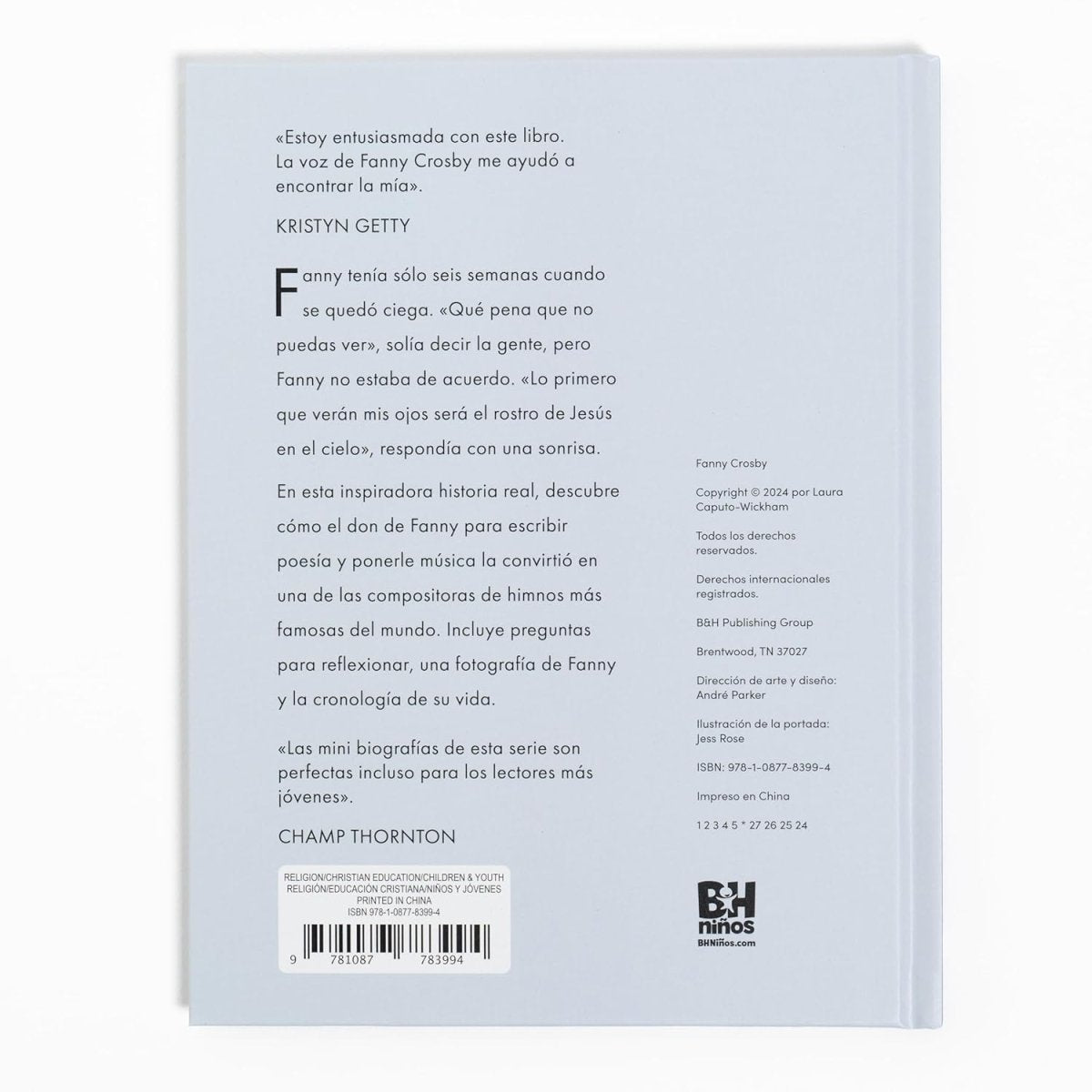 Fanny Crosby la niña que no veía pero ayudó al mundo a cantar