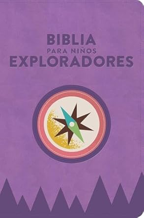 Biblia Reina Valera 1960 para Niños Exploradores lavanda compas simil piel
