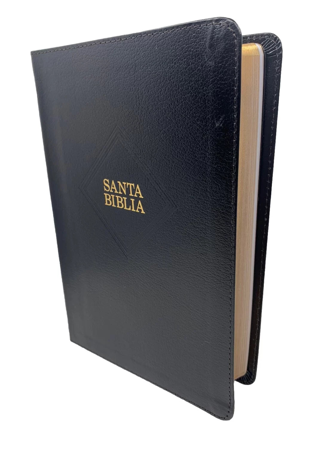 Biblia Rvr 60 Letra 12P 15 X 21 Tamano Manual, Negro Piel Fabricada