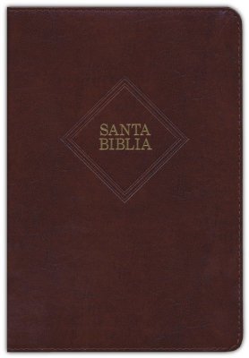 Biblia Rvr 60 Letra 12P 15 X 21 Tamano Manual, Cafe Piel Fabricada