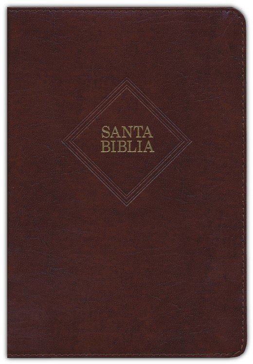 Biblia Rvr 60 Letra 12P 15 X 21 Tamano Manual, Cafe Duotono Simil Piel