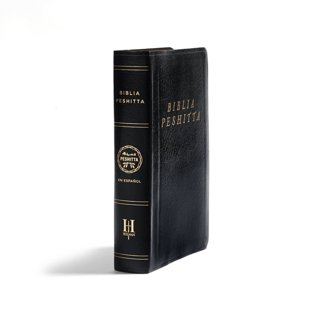 Biblia Peshitta – Tapa Imitación Piel Negro con Índice