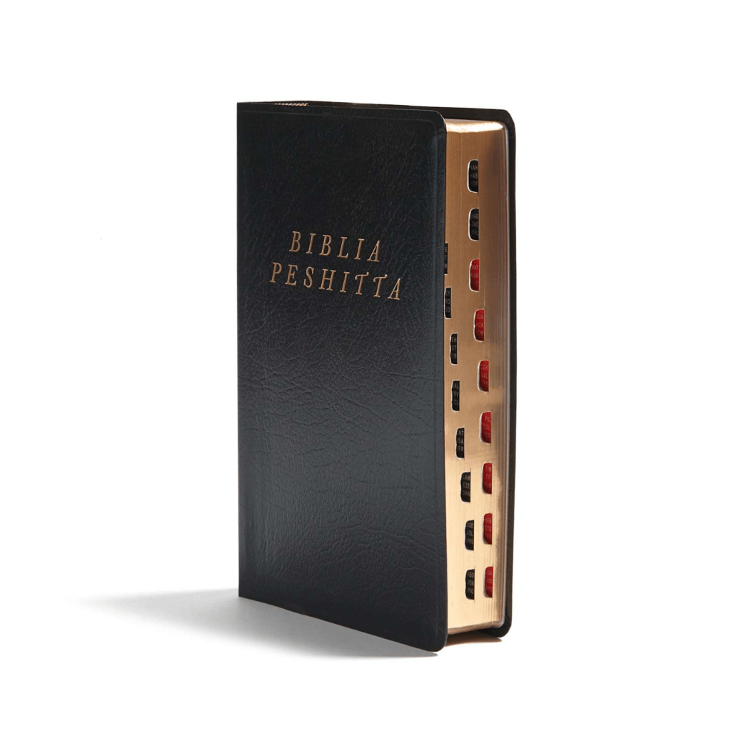 Biblia Peshitta – Tapa Imitación Piel Negro con Índice