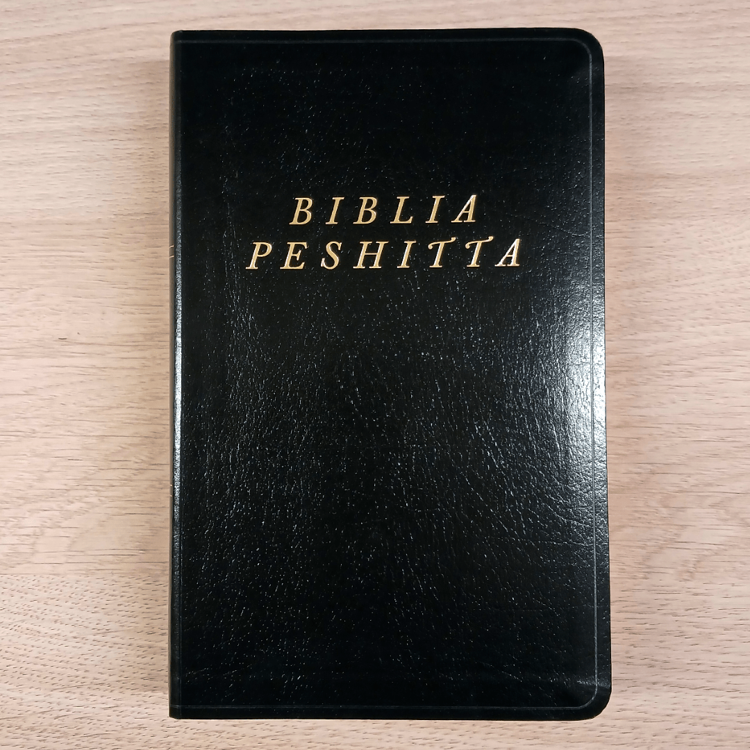Biblia Peshitta Imitacion Piel Y Palabras De Jesús En Rojo