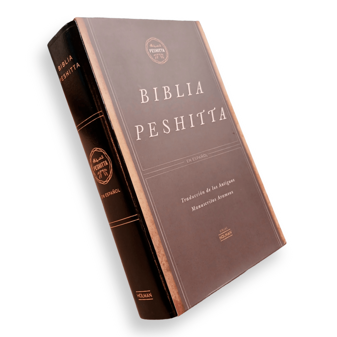 Biblia Peshitta Imitacion Piel Y Palabras De Jesús En Rojo
