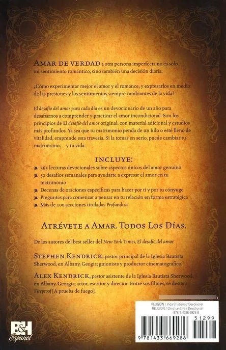 El Desafio Del Amor Para Cada Dia.