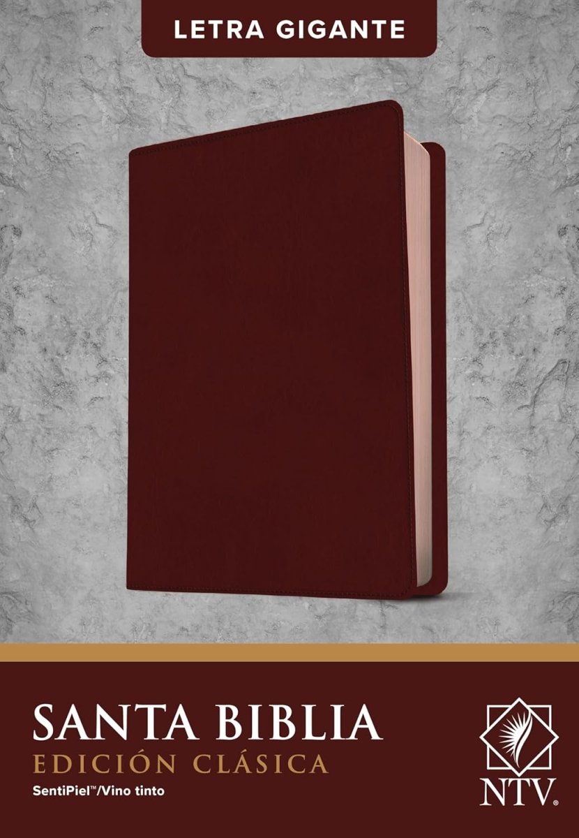Biblia Nueva Traducción Viviente Letra Mediana PJR Edición Clásica Bordó