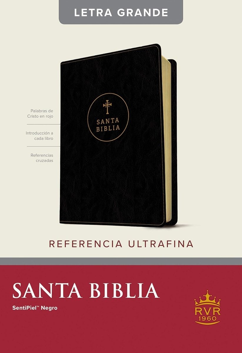Biblia Reina Valera 1960 Letra Compacta PJR Tapa PU Negro