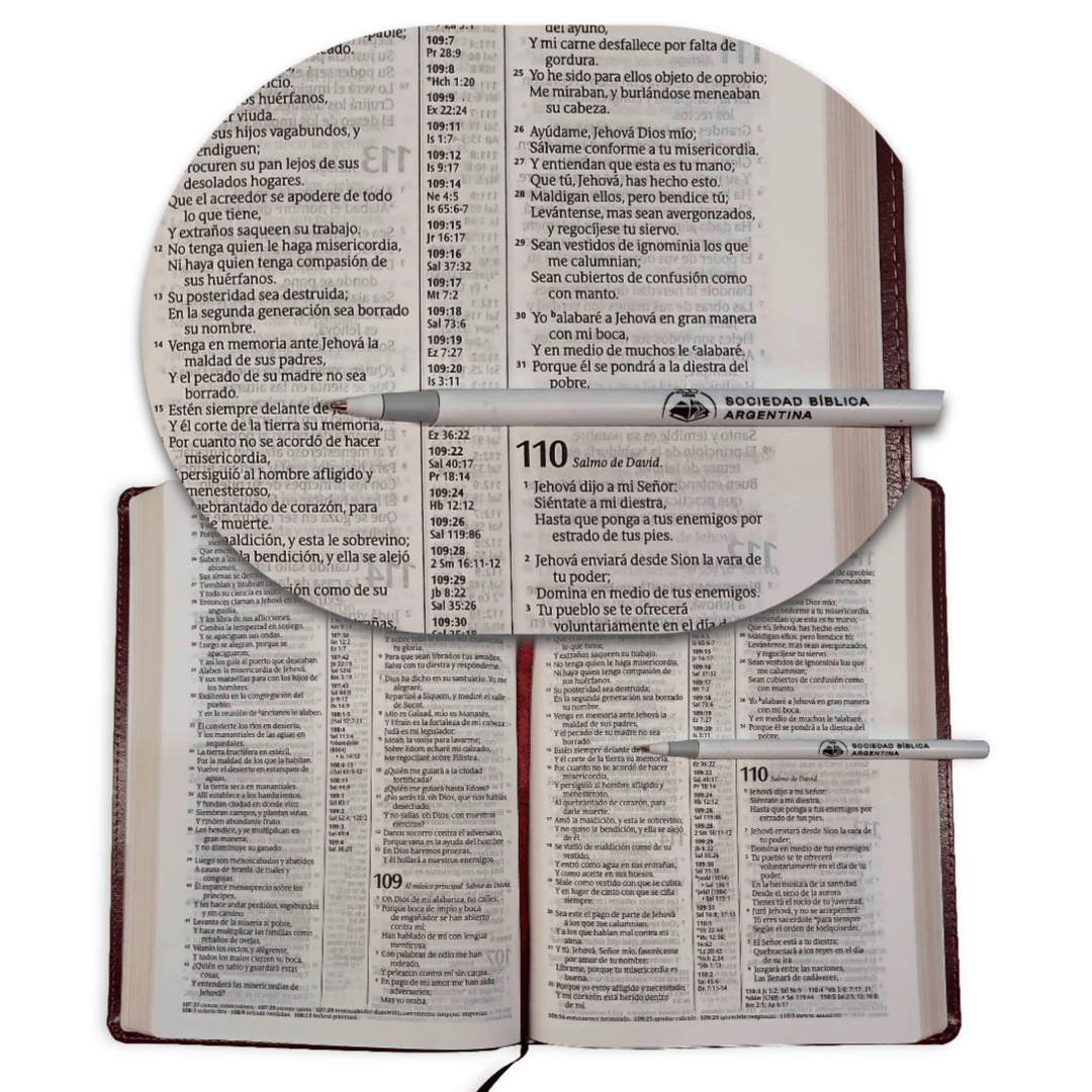 Biblia Reina Valera 1960 Letra Grande PJR Tapa PU Marrón Rojizo